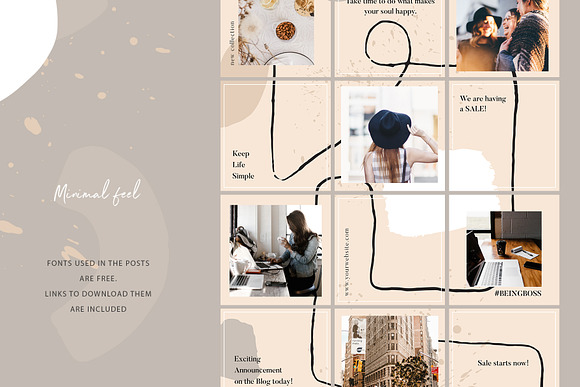 Instagram Branding Puzzle Template in Instagram Templates - product preview 5