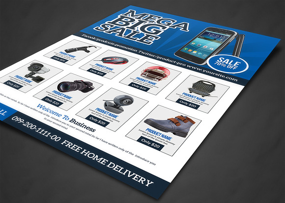 Product Promotion Flyer Templates in Flyer Templates - product preview 1
