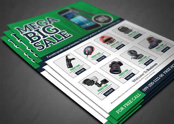 Product Promotion Flyer Templates in Flyer Templates - product preview 2