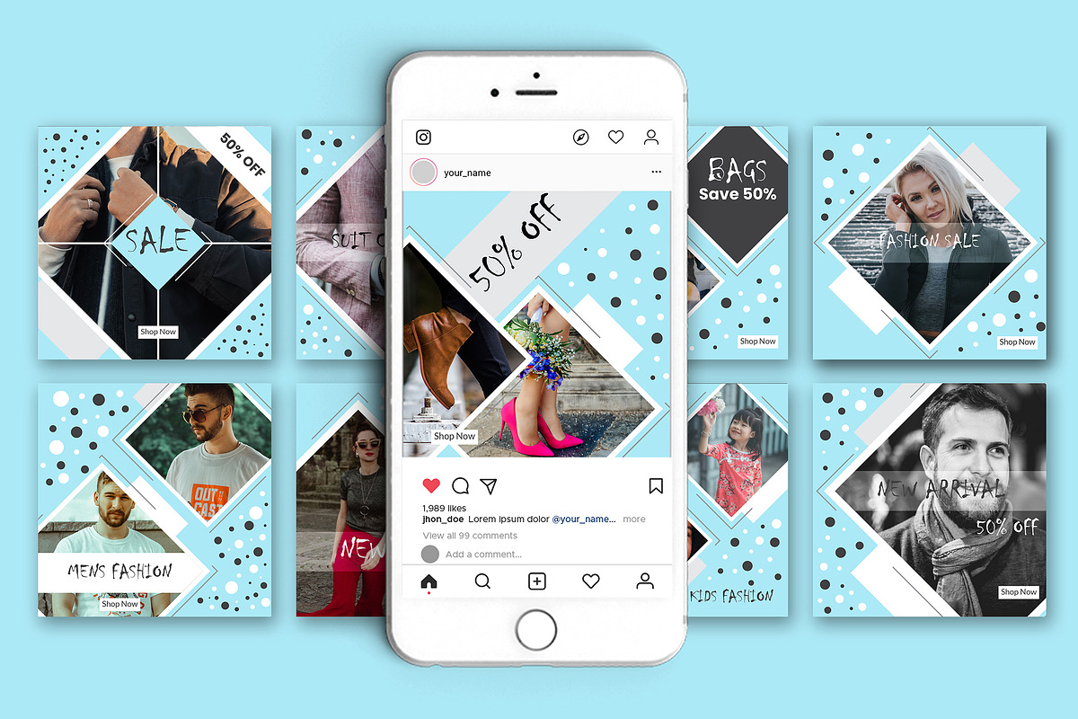 Promotional Instagram Post Design in Instagram Templates - product preview 8