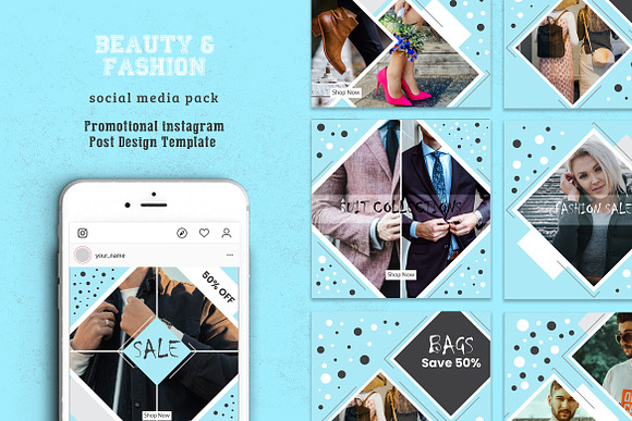 Promotional Instagram Post Design in Instagram Templates - product preview 1