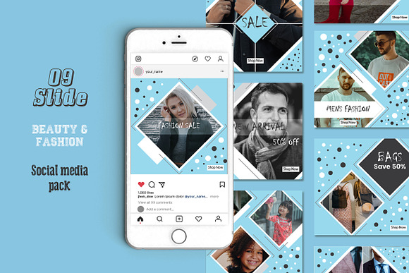 Promotional Instagram Post Design in Instagram Templates - product preview 3