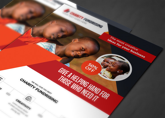 Charity Fundraisers Flyer in Flyer Templates - product preview 3