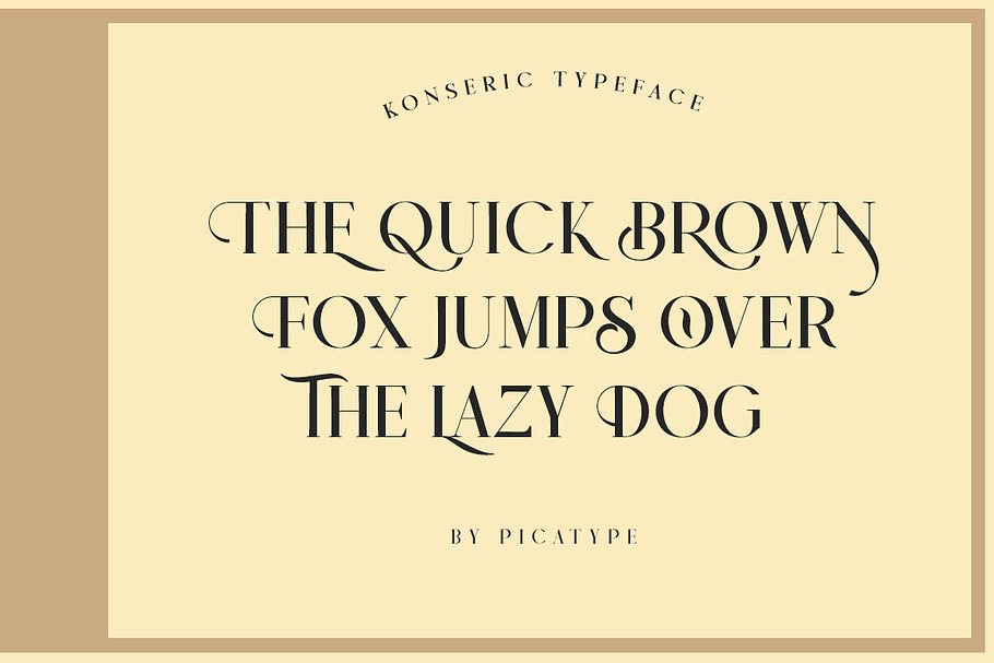 Konseric in Serif Fonts - product preview 9