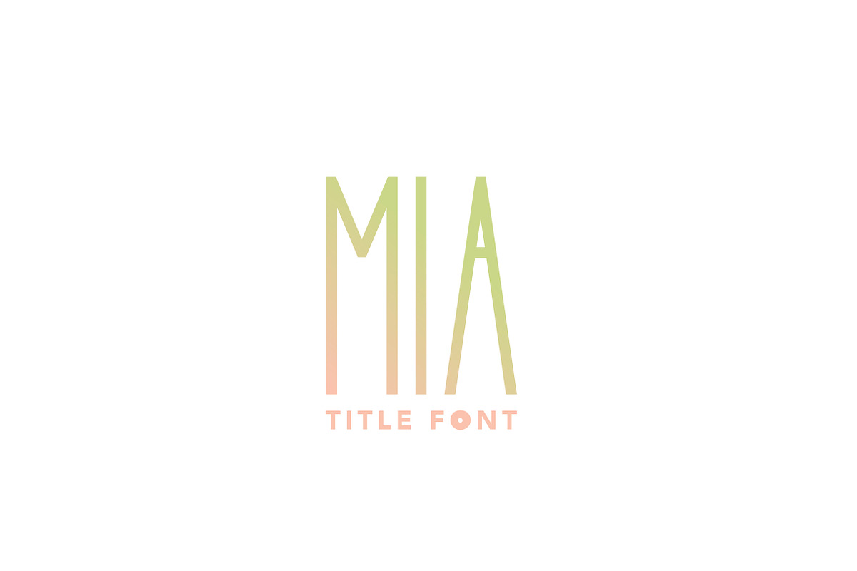 MIA Font in Fonts - product preview 8