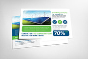 Green Energy Business Postcard