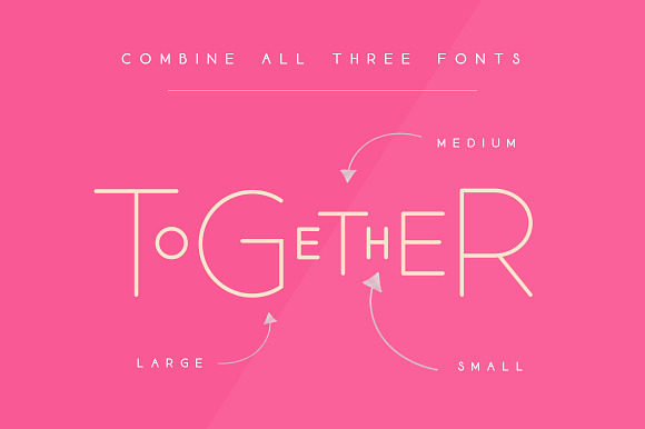 The Lollapalooza Font Trio in Display Fonts - product preview 1