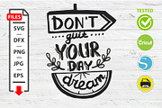 Motivational quote SVG Cricut design