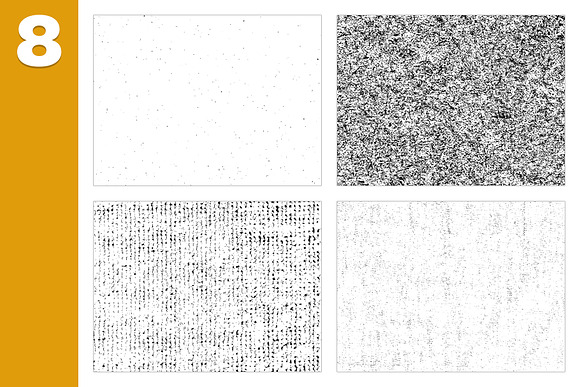 8 Halftone Textures in Textures - product preview 1