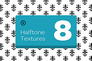 8 Halftone Textures