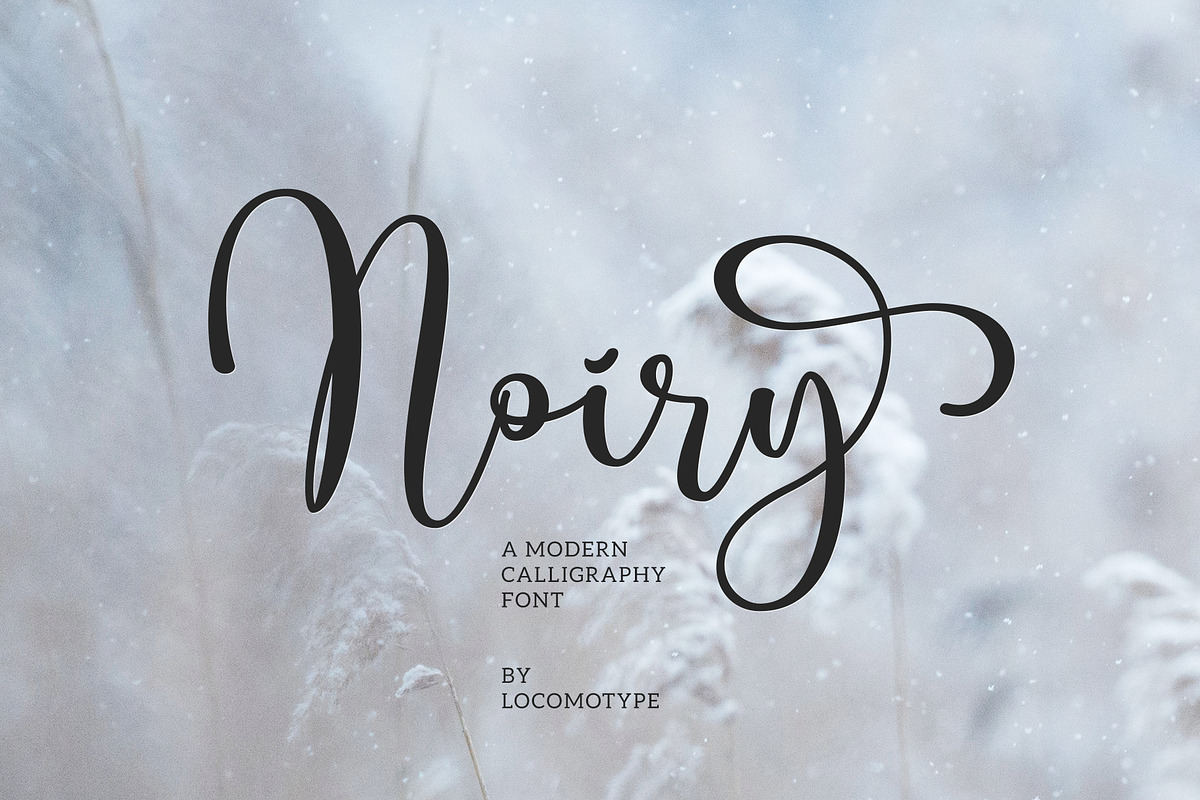 Noiry in Script Fonts - product preview 8