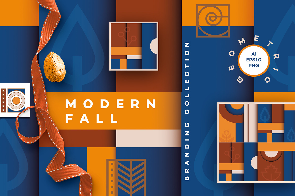 Modern Fall Branding Collection in Patterns - product preview 8