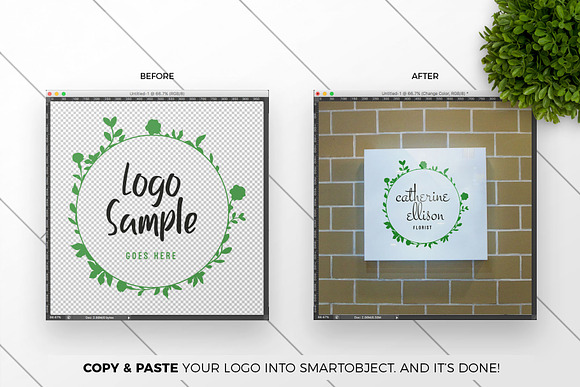 2 Square Lightbox Signboard Mockup in Branding Mockups - product preview 1