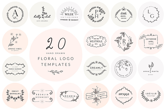 200+ Floral Elements~EPS,SVG,PSD,PNG in Graphics - product preview 3