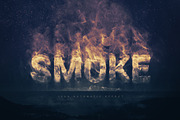 Real Smoke Logo Text Effect