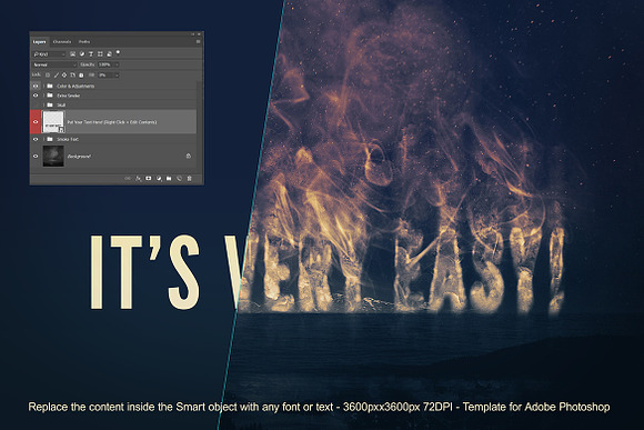 Real Smoke Logo Text Effect in Scene Creator Mockups - product preview 3