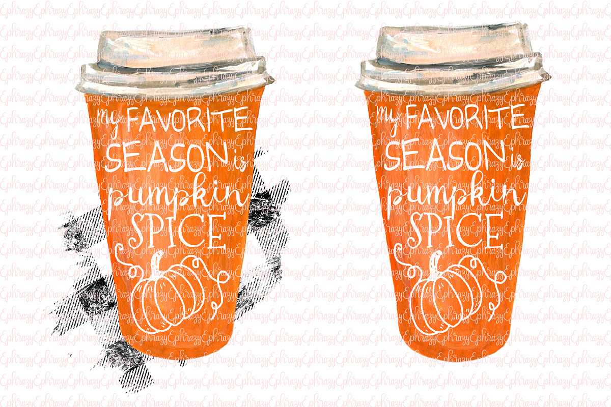My favorite season is pumpkin spice in Illustrations - product preview 8