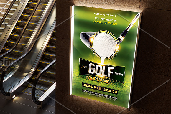 Golf Flyer Template in Flyer Templates - product preview 2