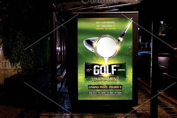 Golf Flyer Template in Flyer Templates - product preview 3
