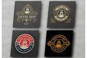 Pack of 14 logos and badges