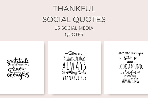 Thankful Social Quotes (15 Images)
