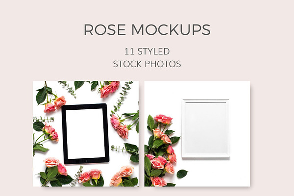 Rosy Mockups (23 Styled Images)
