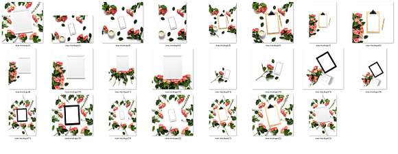 Rosy Mockups (23 Styled Images) in Mobile & Web Mockups - product preview 1