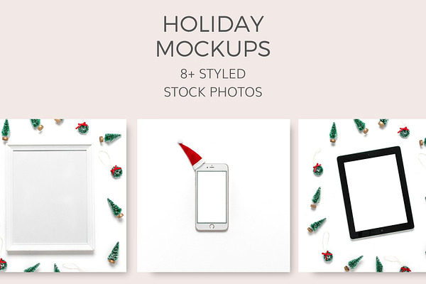 Holiday Mockups (15 Styled Images)