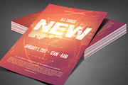 All Things New Church Flyer Template