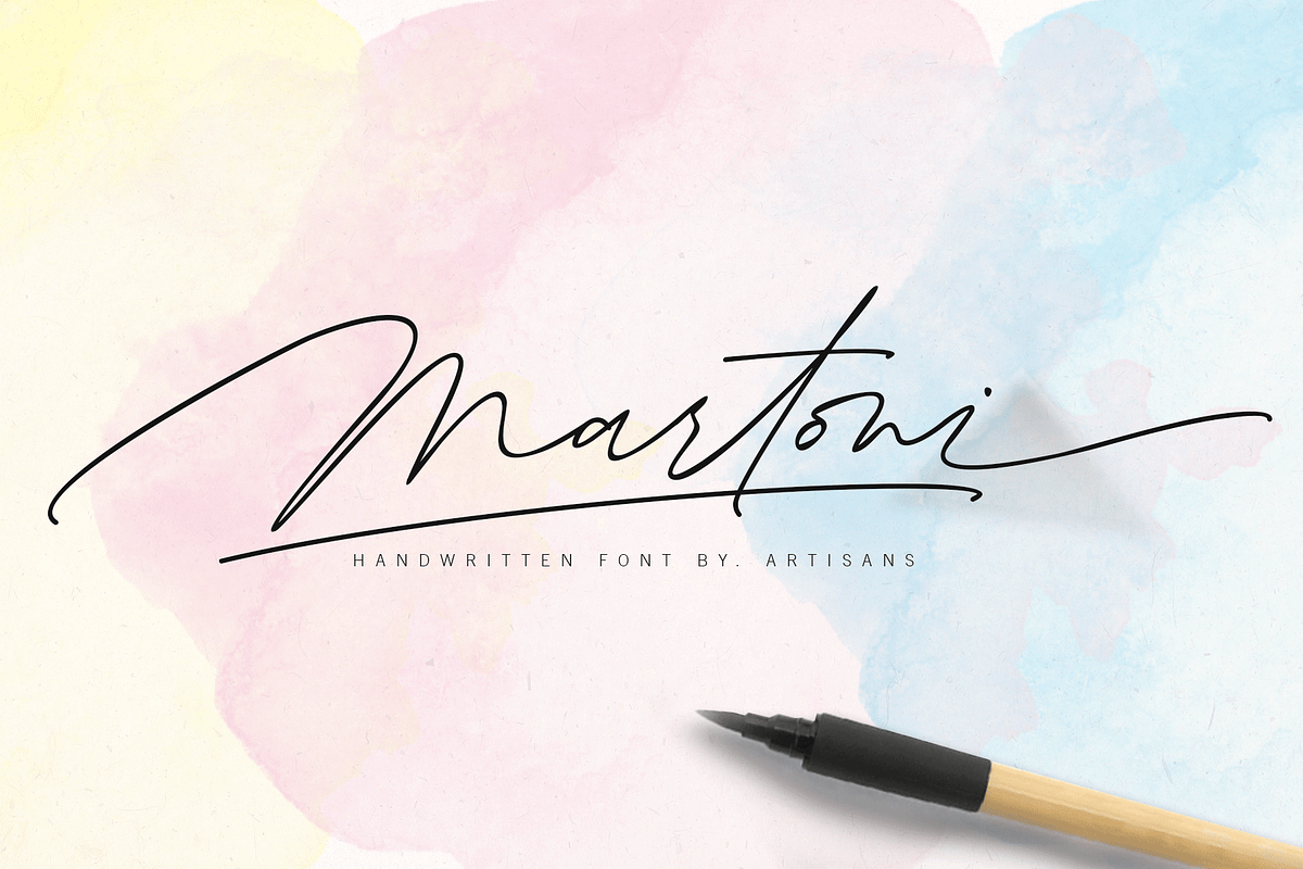 Martoni//Clean in Script Fonts - product preview 8