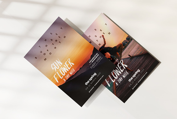 Set of Nature Events Flyer in Flyer Templates - product preview 3