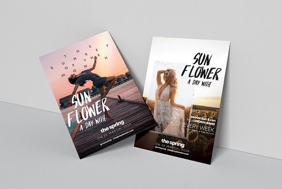 Set of Nature Events Flyer in Flyer Templates - product preview 4