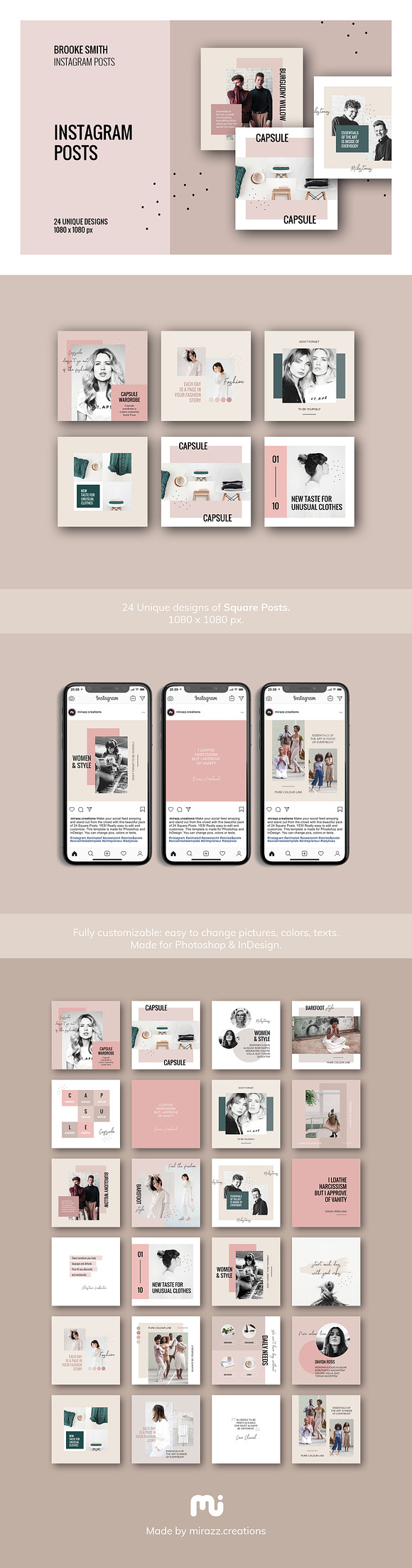 Instagram Posts / Brooke in Instagram Templates - product preview 7