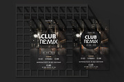 Club Remix PSD Flyers Templates