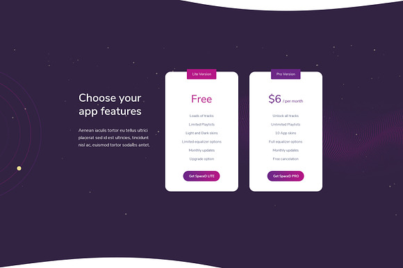 Spacey – HTML App Landing Page in Bootstrap Themes - product preview 3