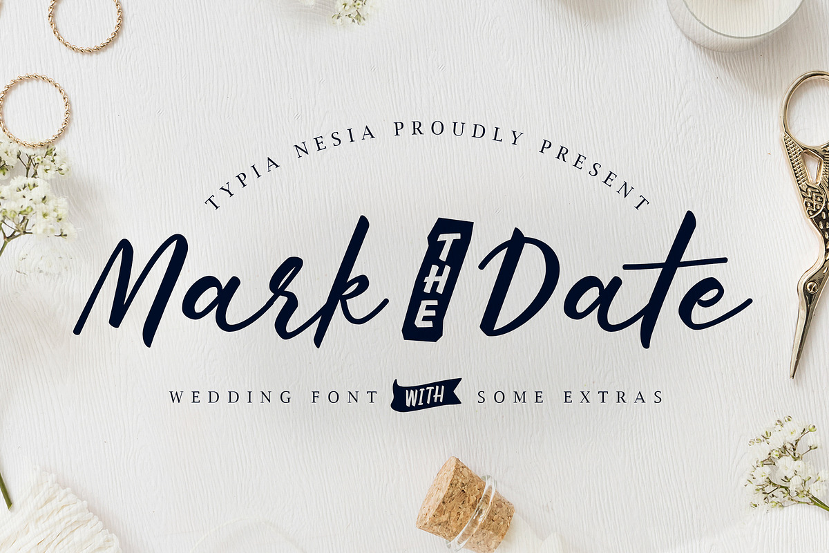 Mark the Date in Script Fonts - product preview 8