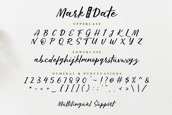 Mark the Date in Script Fonts - product preview 6