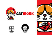 Cat Monk - Mascot & Esport Logo