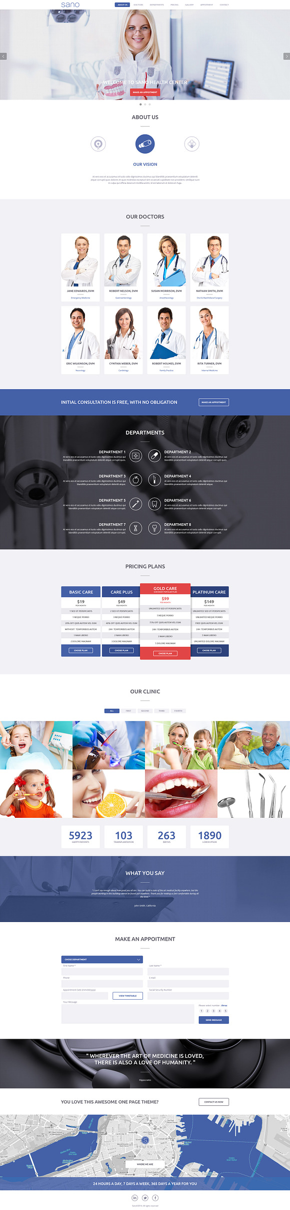 SANO - Wordpress One Page Theme in WordPress Business Themes - product preview 3