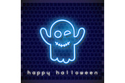 Halloween Neon Banner