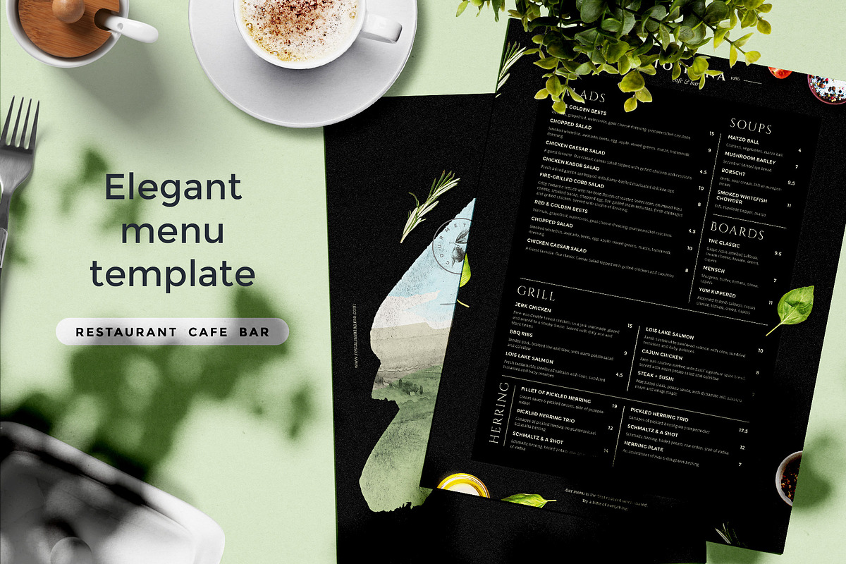 Restaurant Food and Drinks Menu in Templates - product preview 8