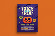 Trick Or Treat Halloween Event Flyer