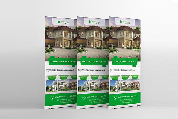 Real Estate Rollup Banner-V01 in Templates - product preview 2