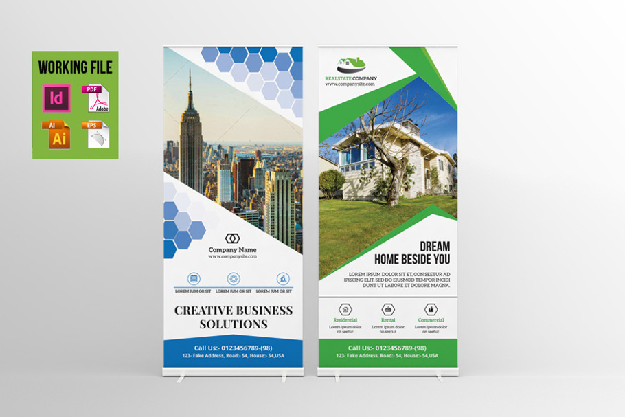 RealEstate & Corporate rollup -V03 in Templates - product preview 8