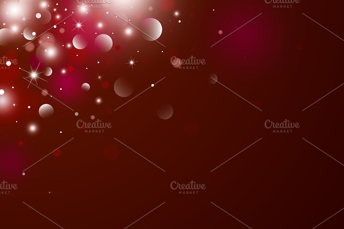 Christmas background design of bokeh in Illustrations - product preview 8