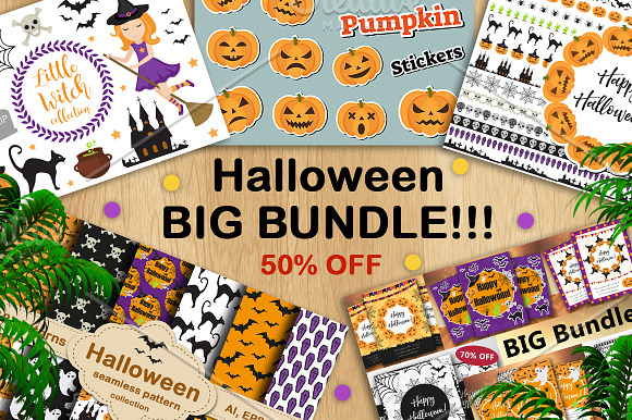 Halloween  BIG BUNDLE !! in Flyer Templates - product preview 1