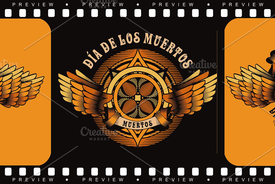 Mexican Day of the Dead in Graphics - product preview 8
