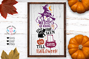 Halloween Countdown Calendar SVG