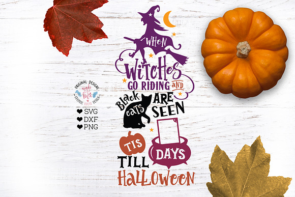 Halloween Countdown Calendar SVG in Illustrations - product preview 1