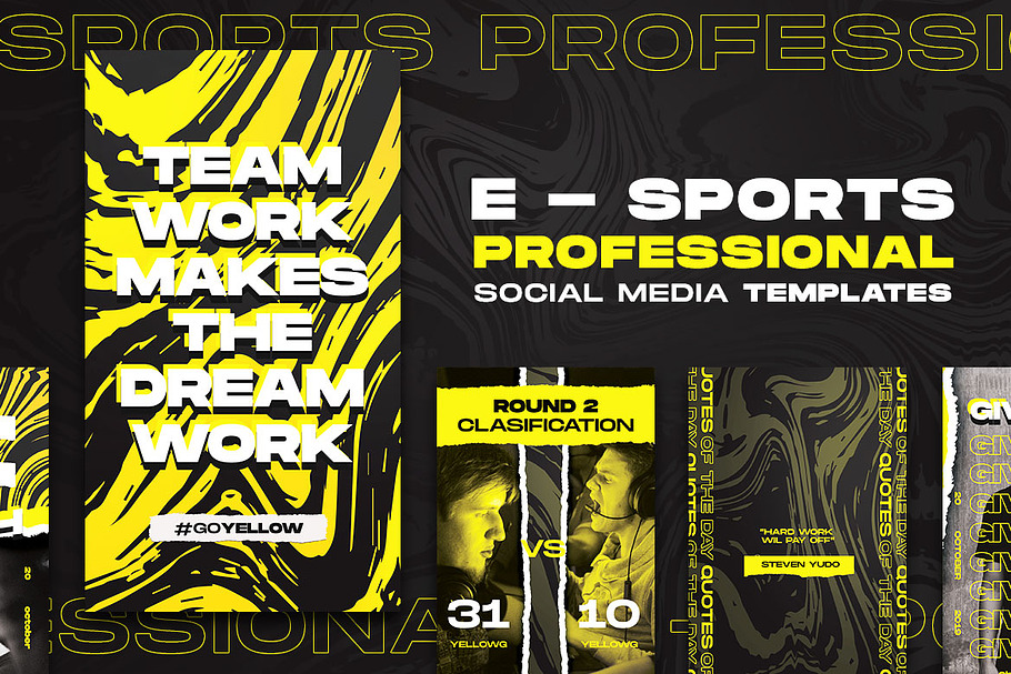 E - Sports Social Media Template in Instagram Templates - product preview 8